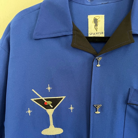 Spanish Harlem Martini Bowling Shirt - Picture 2 of 5
